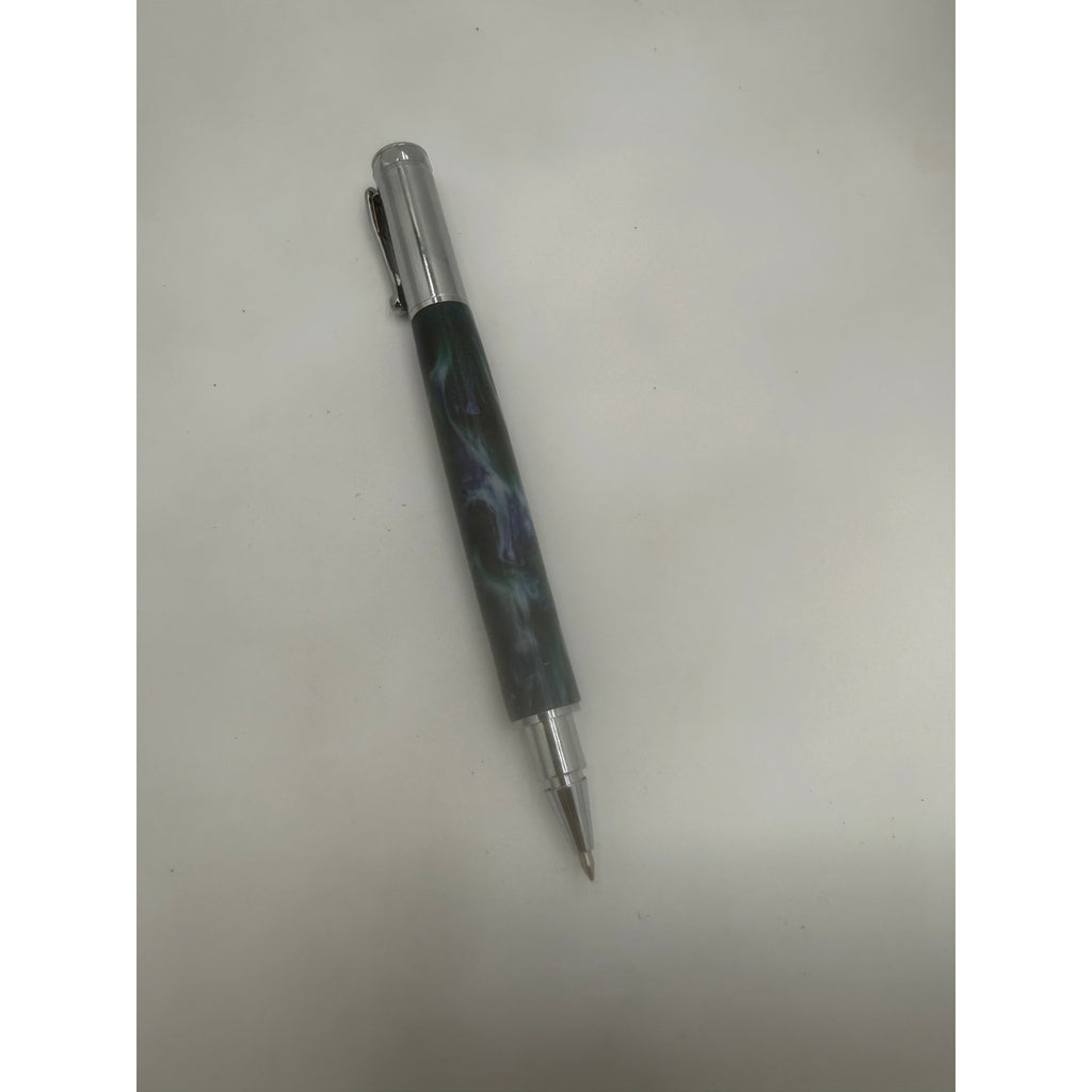 Zen Rollerball Pen with Diamondcast Body, Hand Turned, Multicolor, Deluxe Writing Gift, SKU 1472