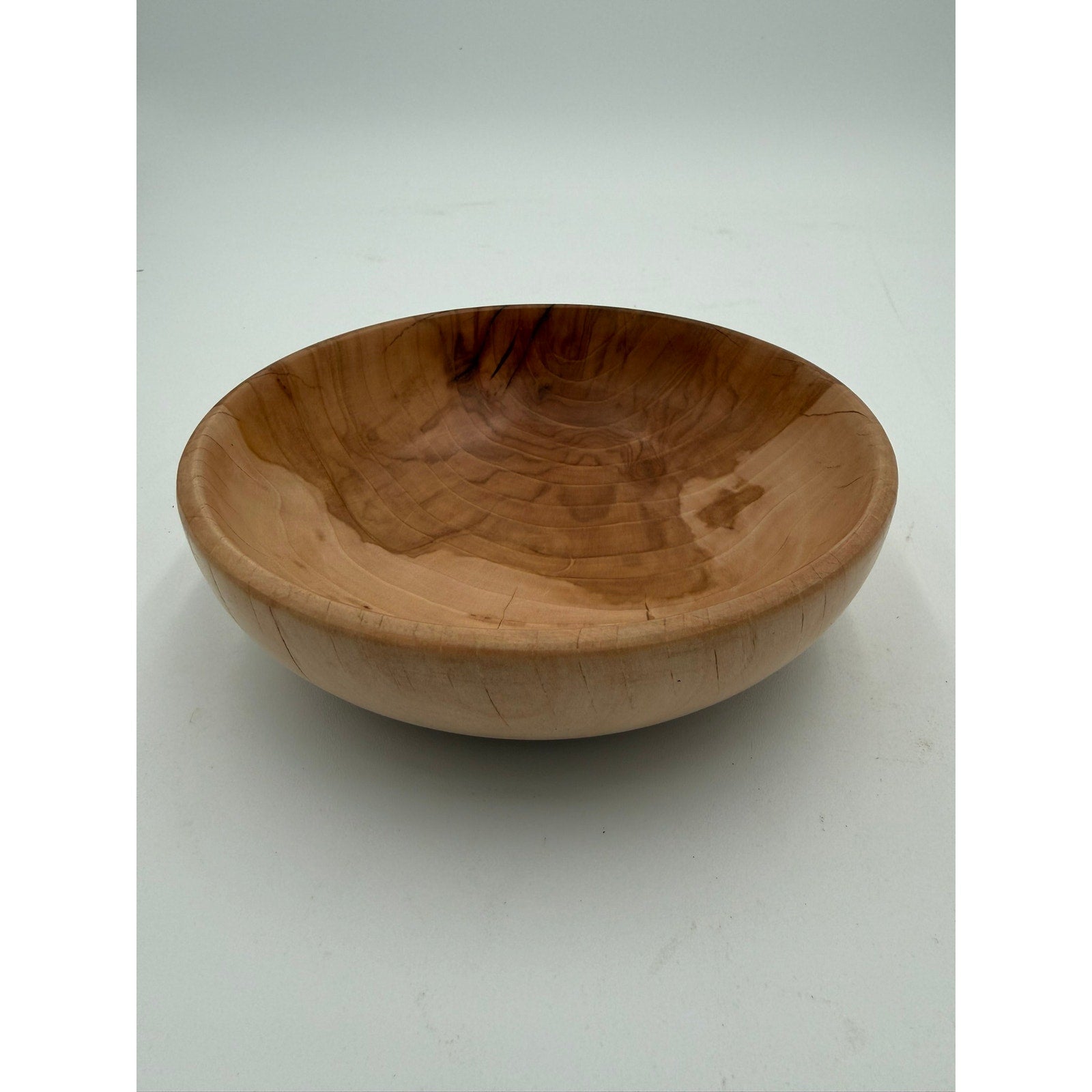 Hand Turned Apple Wood Bowl 5.5 x 1.5 Inches, food safe finish, handmade woodturning, decorative or functional, small serving dish