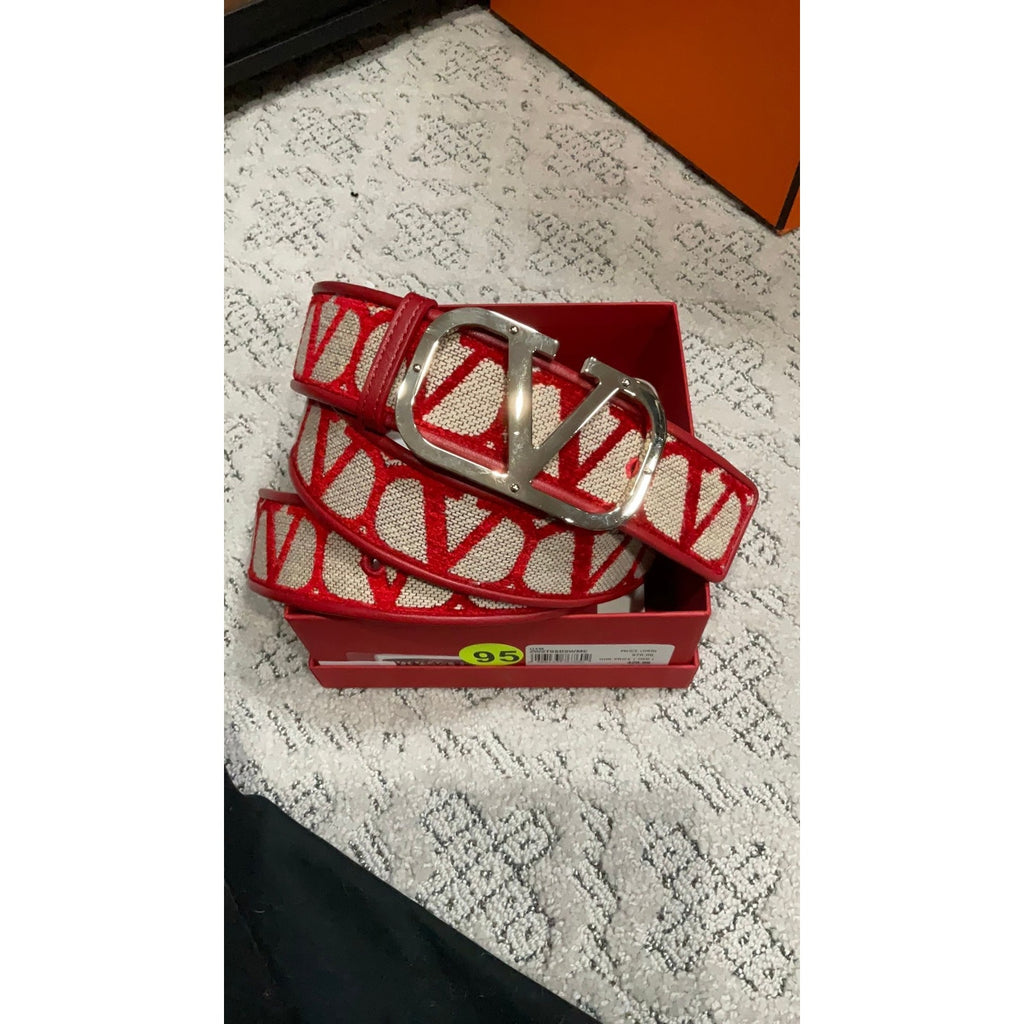 4295 - Valentino VLogo Adjustable Belt - Size 95 - NIB