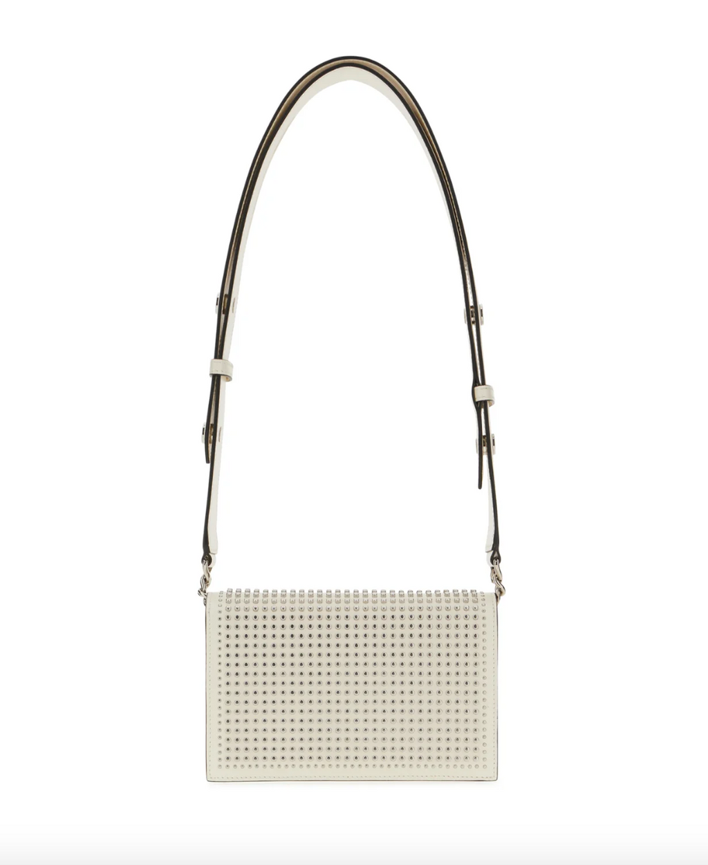 6779 - Alexander Mcqueen Studded Skull Bag Cream / Cream / NWT - Image 3