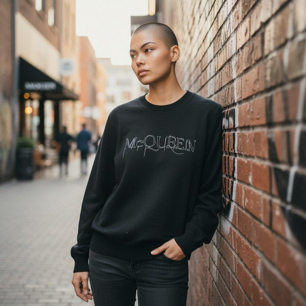 Alexander McQueen Chain Detail Sweater Size M NWT Unisex
