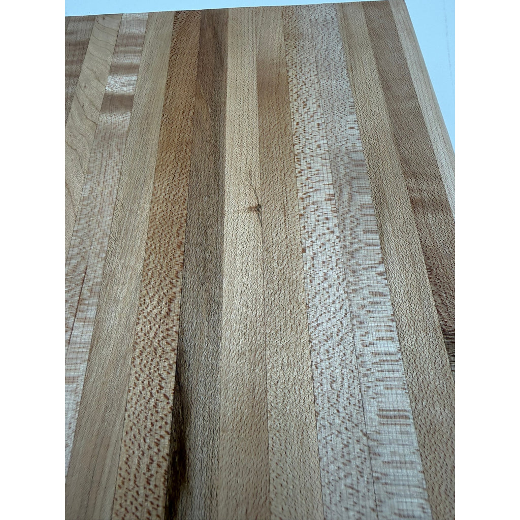 Historic Iowa Maple Serving and Prep Board, reclaimed hardwood, knife friendly surface, farmhouse modern, conversation piece