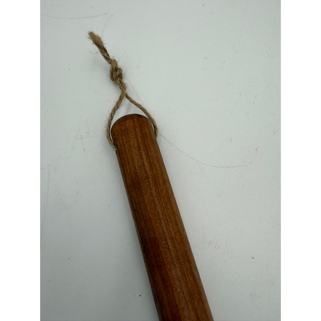 Hand Turned 12 Inch Wooden Spice Grinder, cherry and maple hardwood, functional kitchen tool, quality artisan gift