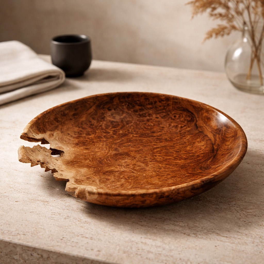 Australian Brown Malee Burl Bowl