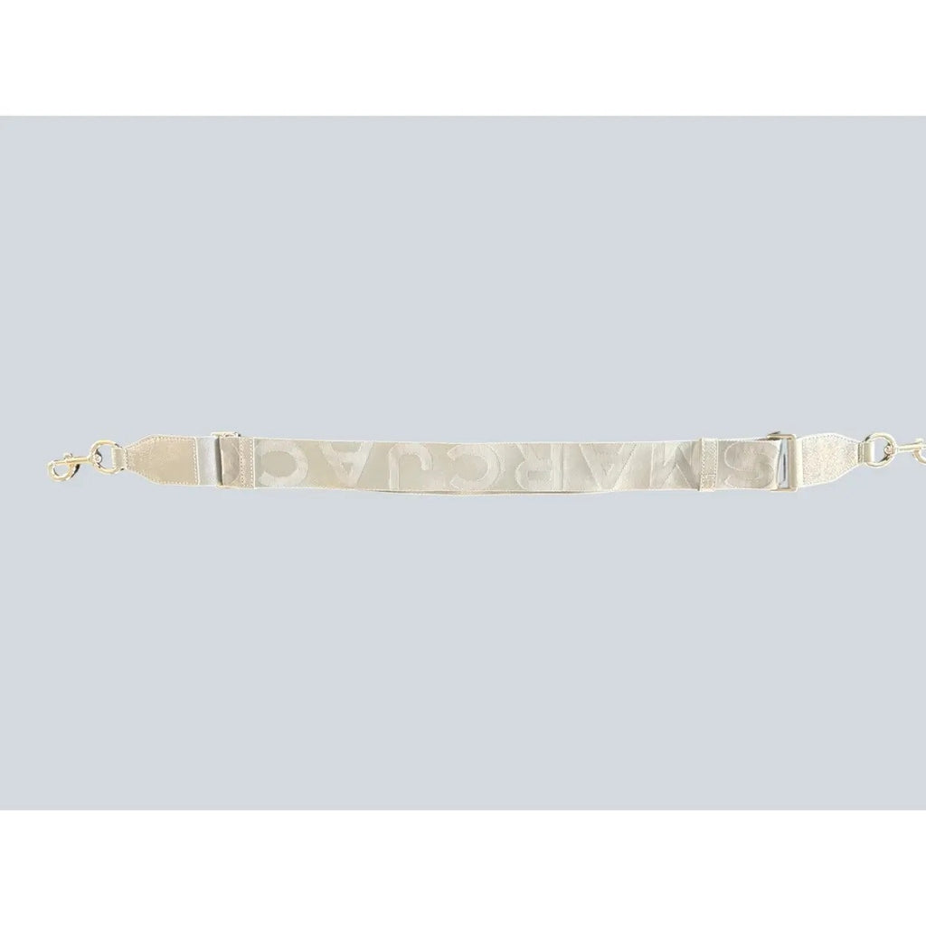 Marc Jacobs adjustable handbag strap - Silver & White - Excellent