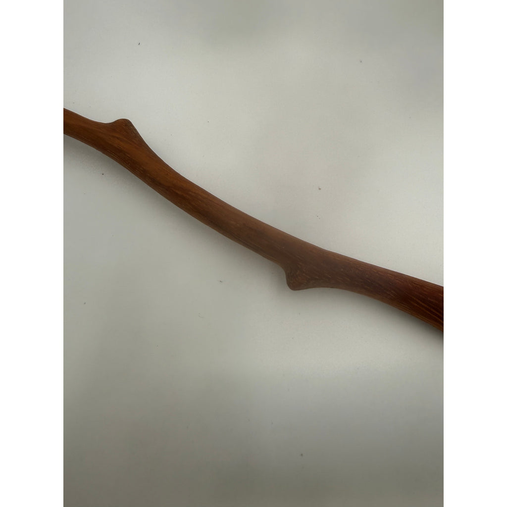 Ash Wooden Spoon with Tree Branch Handle, 9 Inch Long, Food Safe, SKU 1466
