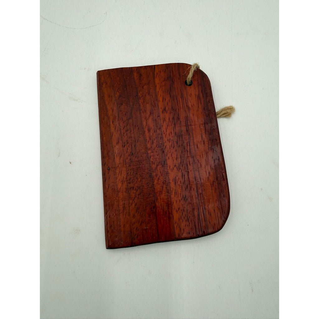 Handmade Wood Dough Knife for Baking, padauk or walnut, food safe finish, comfortable grip, bench scraper alternative