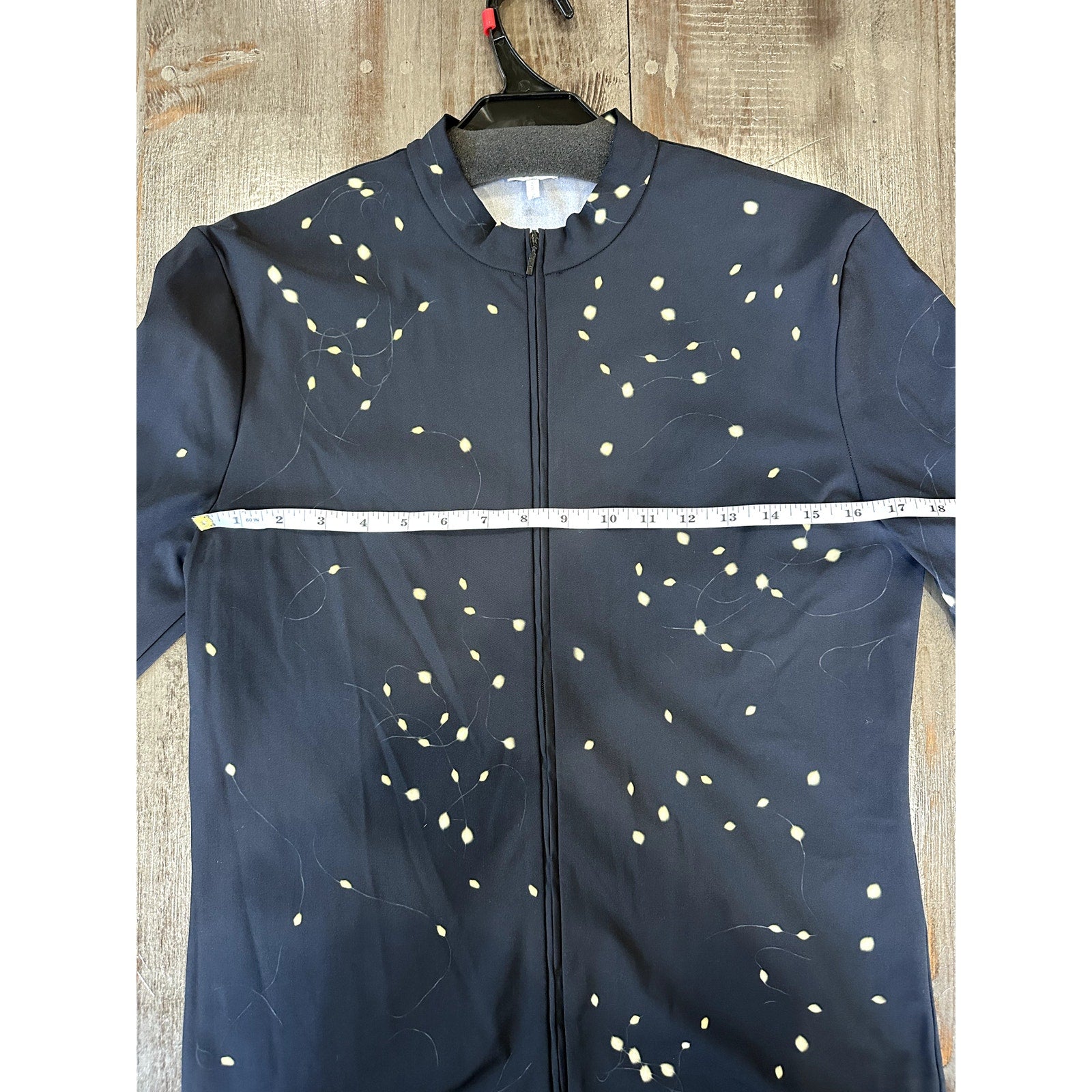 Loewe 2023 slim fit LED light print stretch zip up jacket