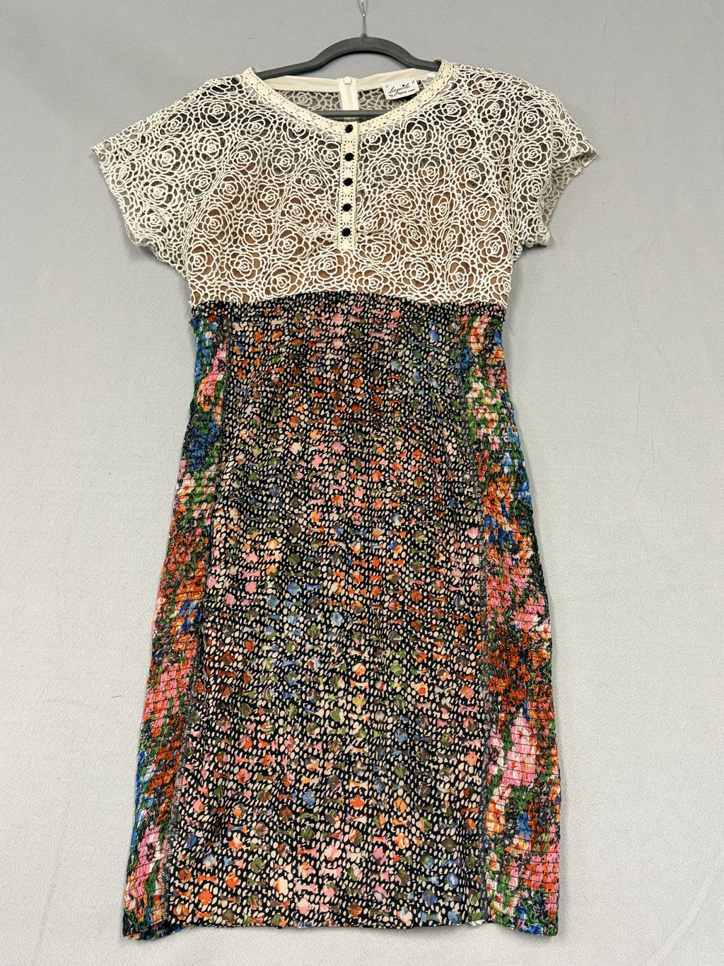 Beguile by Byron Lars Lace Study Dress Anthropologie White Lace Women's - Size 6 - Image 1