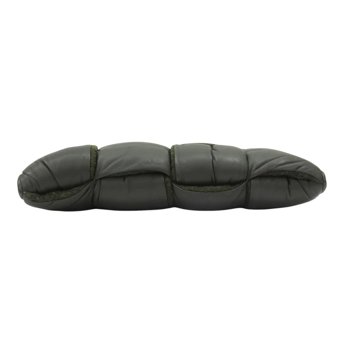 6042 - Bottega Veneta Intrecciato Padded Clutch Dark Green - Image 4