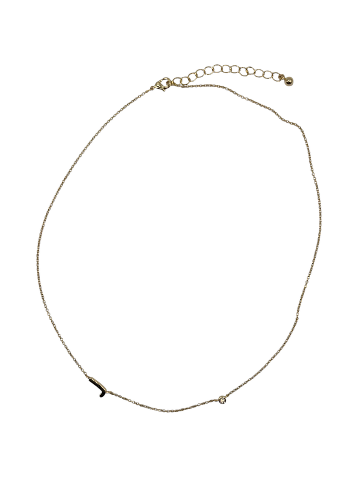 Maya Brenner Initial Necklace with Diamond Gold J Women's - Image 5