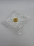 BRY Gold Initial A Signet Ring Script A Engraved Initial - Image 1