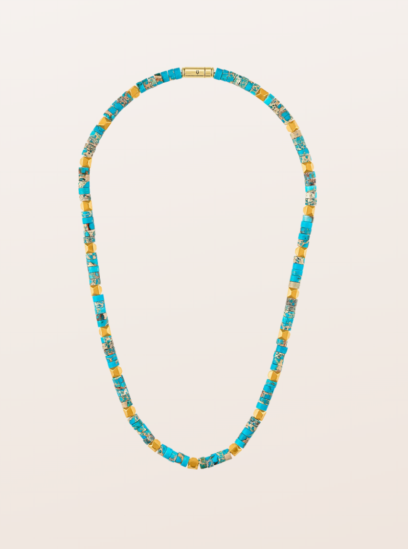 Bulova Marine Star Turquoise Necklace - NIB - Image 2