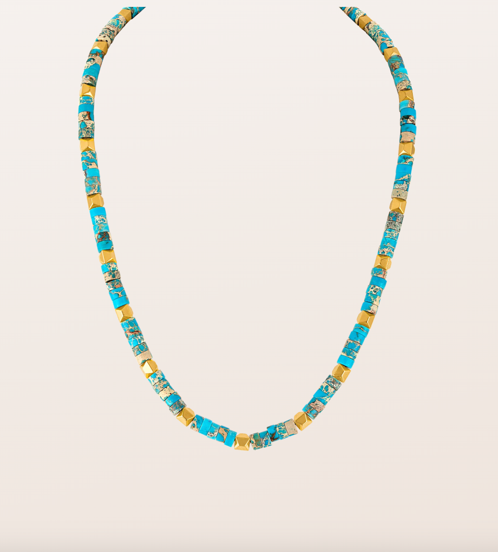 Bulova Marine Star Turquoise Necklace - NIB - Image 5