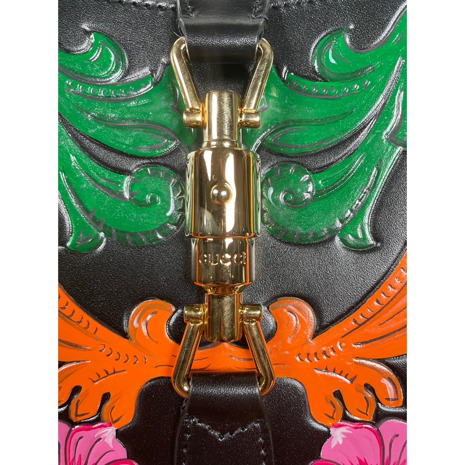 Gucci Jackie 1961 Love Parade Hand-Painted Floral Bag | Limited Edition | NWT