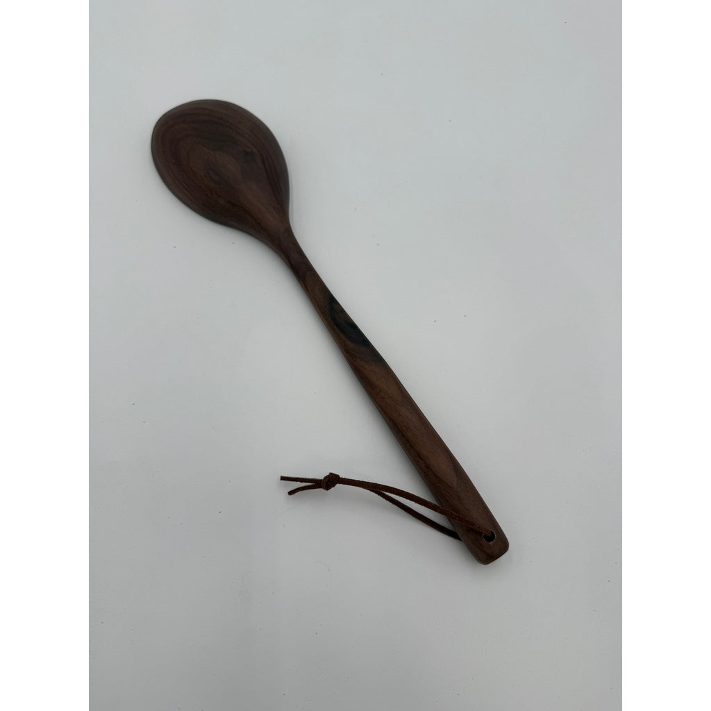 Walnut Wooden Spoon for Everyday Cooking, 12 Inch Long, Food Safe Utensil, SKU 1465