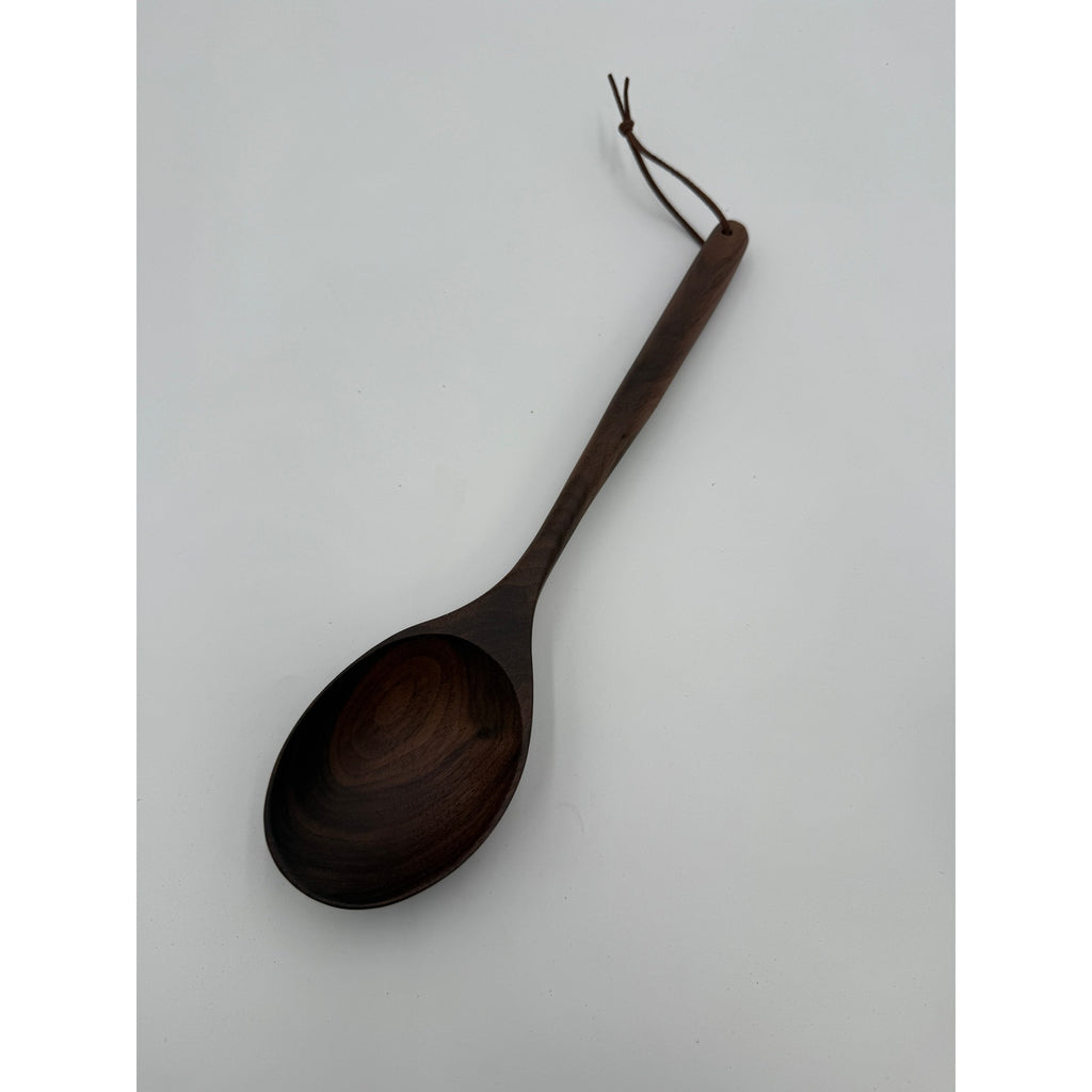 Walnut Wooden Spoon for Everyday Cooking, 12 Inch Long, Food Safe Utensil, SKU 1465
