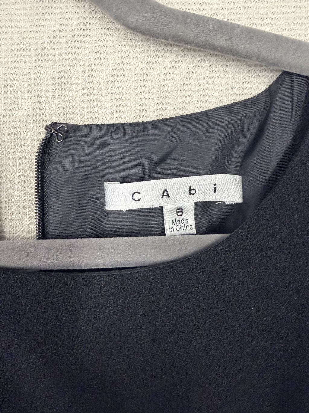 CAbi Black Sleeveless Empire Waist Pleated Dress Size 8 Women's - Image 3