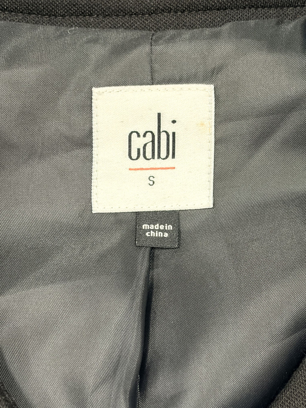 CAbi Faux Fur Vest Multicolor Women's Small - Image 2
