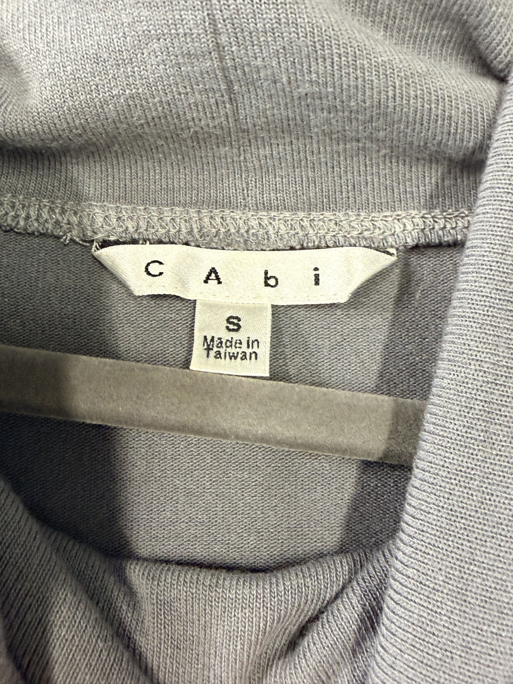 CAbi Grey Cowl Neck Long Sleeve Sweater Dress Size S Taiwan Women's - Image 2