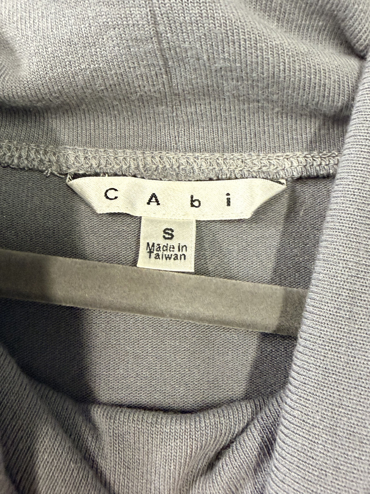 CAbi Grey Cowl Neck Long Sleeve Sweater Dress Size S Taiwan Women's - Image 2