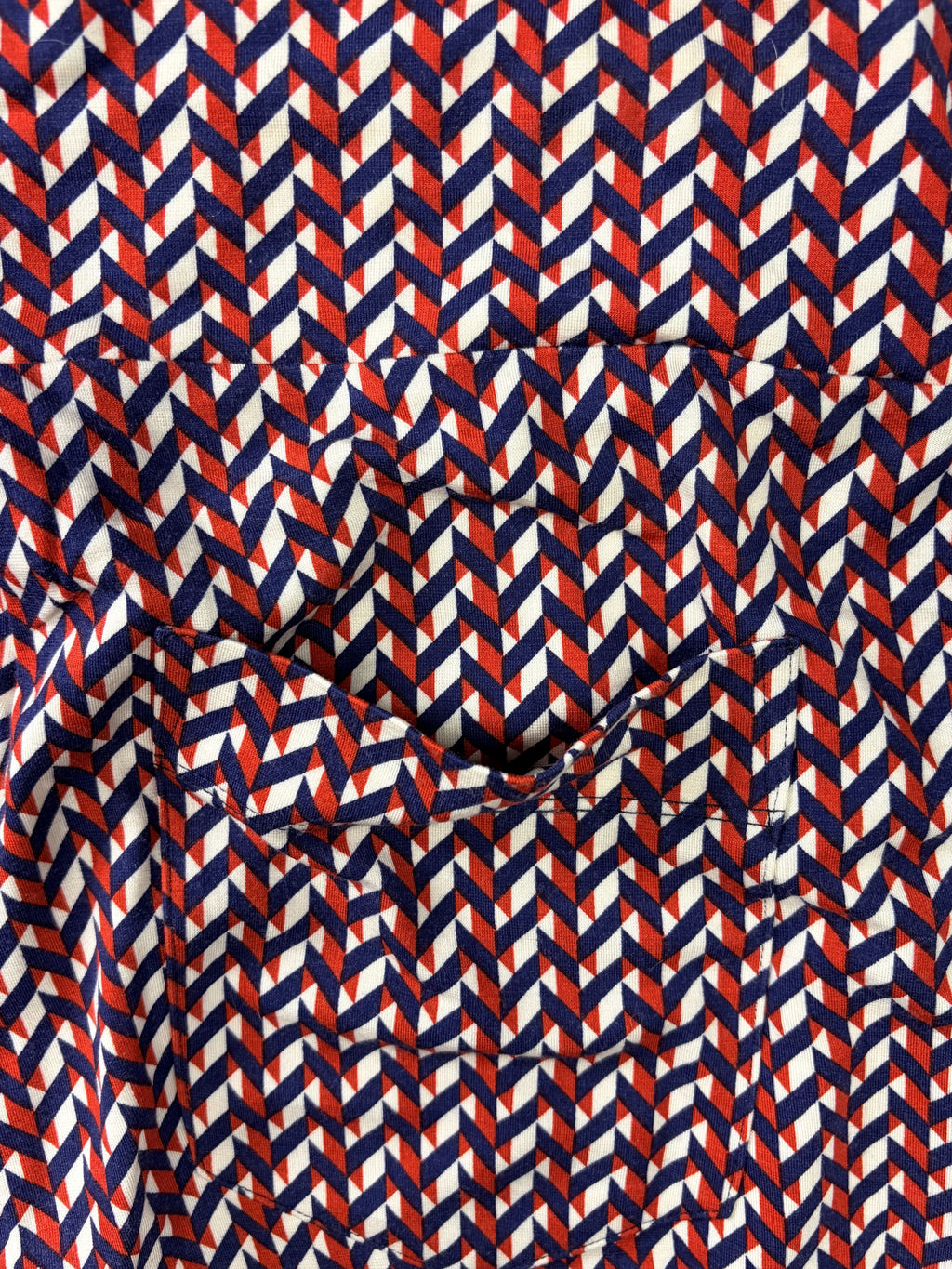 CAbi Kelly Wide Leg Crop Pant Geometric Print Women's Size Small - Image 5