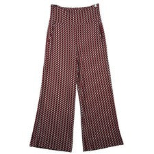CAbi Kelly Wide Leg Crop Pant Geometric Print Women's Size Small - Image 7