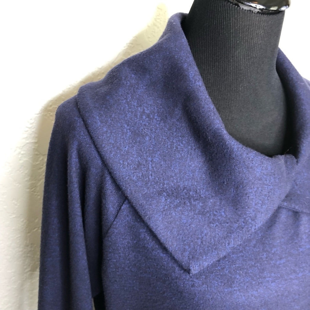 Cabi Round Up Dress Navy Blue S Long Sleeve Mini Dress Women's - Image 10