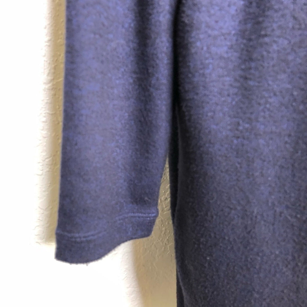 Cabi Round Up Dress Navy Blue S Long Sleeve Mini Dress Women's - Image 8