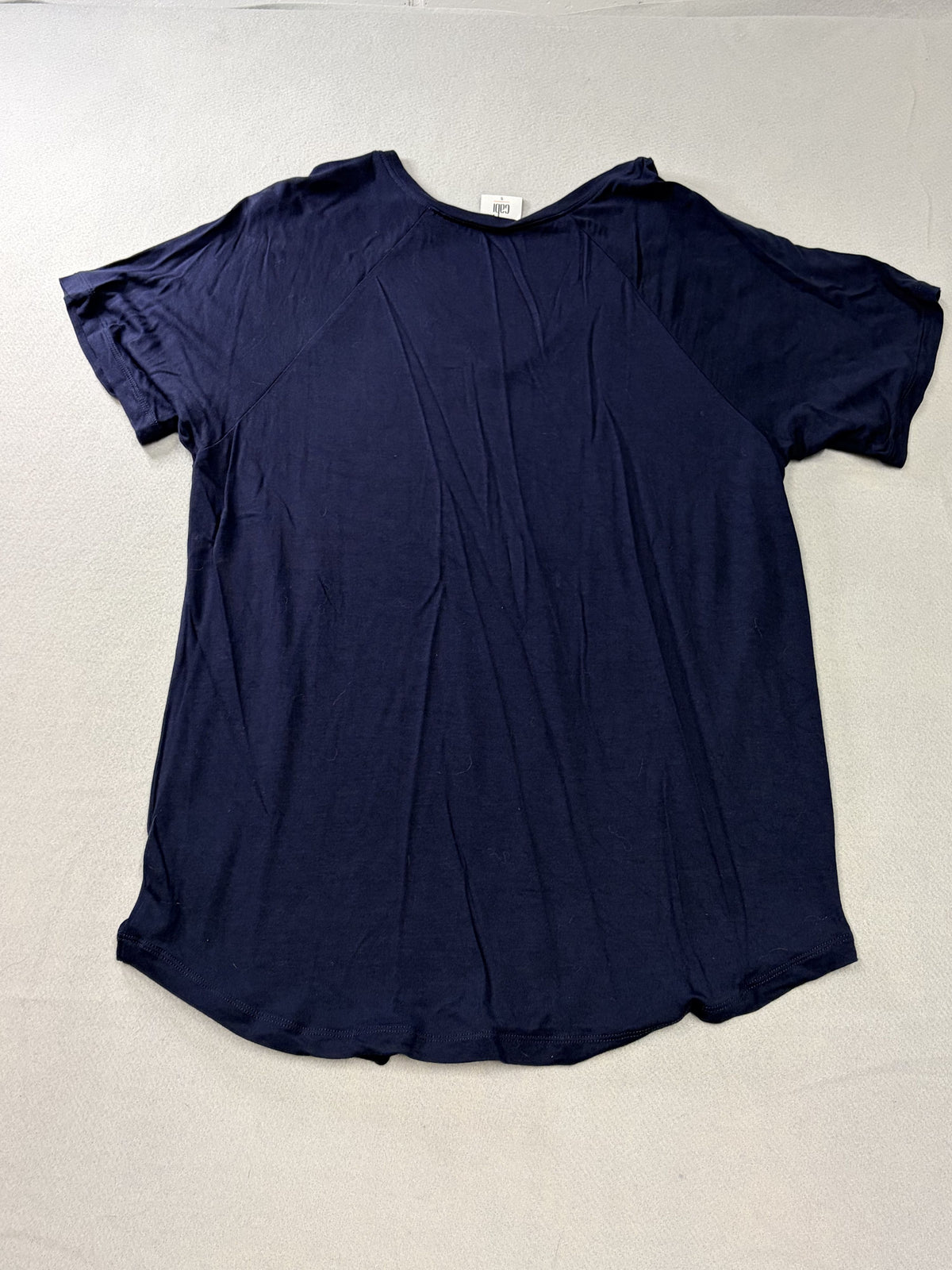 cabi Ultimate Tee Navy Blue V-neck Short Sleeve Size S T-shirt Women's - Image 3