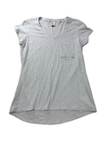 Cabi V-Neck Pocket Tee Size S Light Blue Slub Peru Women's - Image 1