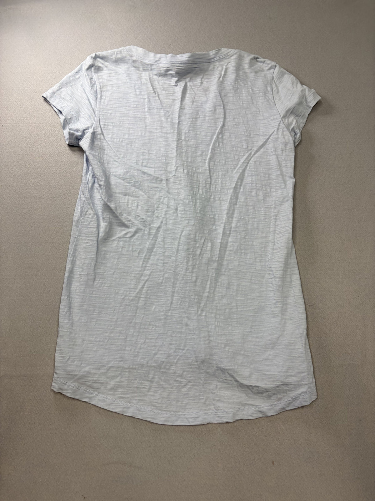 Cabi V-Neck Pocket Tee Size S Light Blue Slub Peru Women's - Image 3