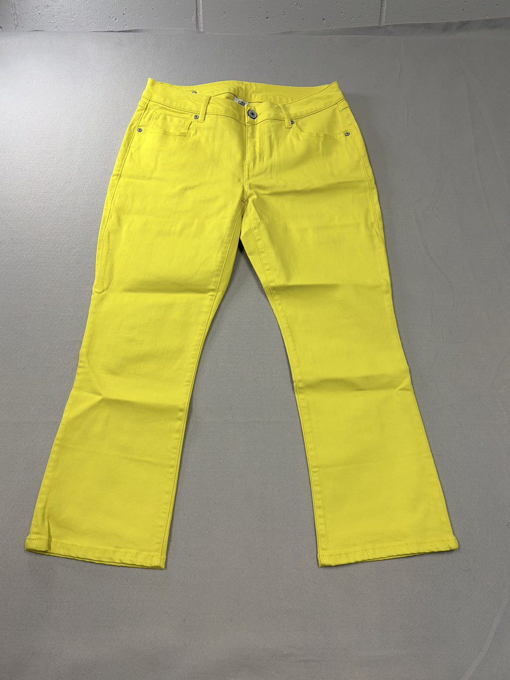 CAbi Yellow Flare Bootcut Jeans Size 6 Vietnam Women's - Image 1