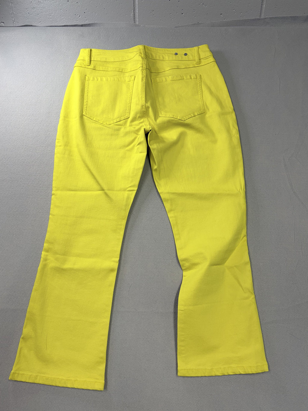 CAbi Yellow Flare Bootcut Jeans Size 6 Vietnam Women's - Image 3