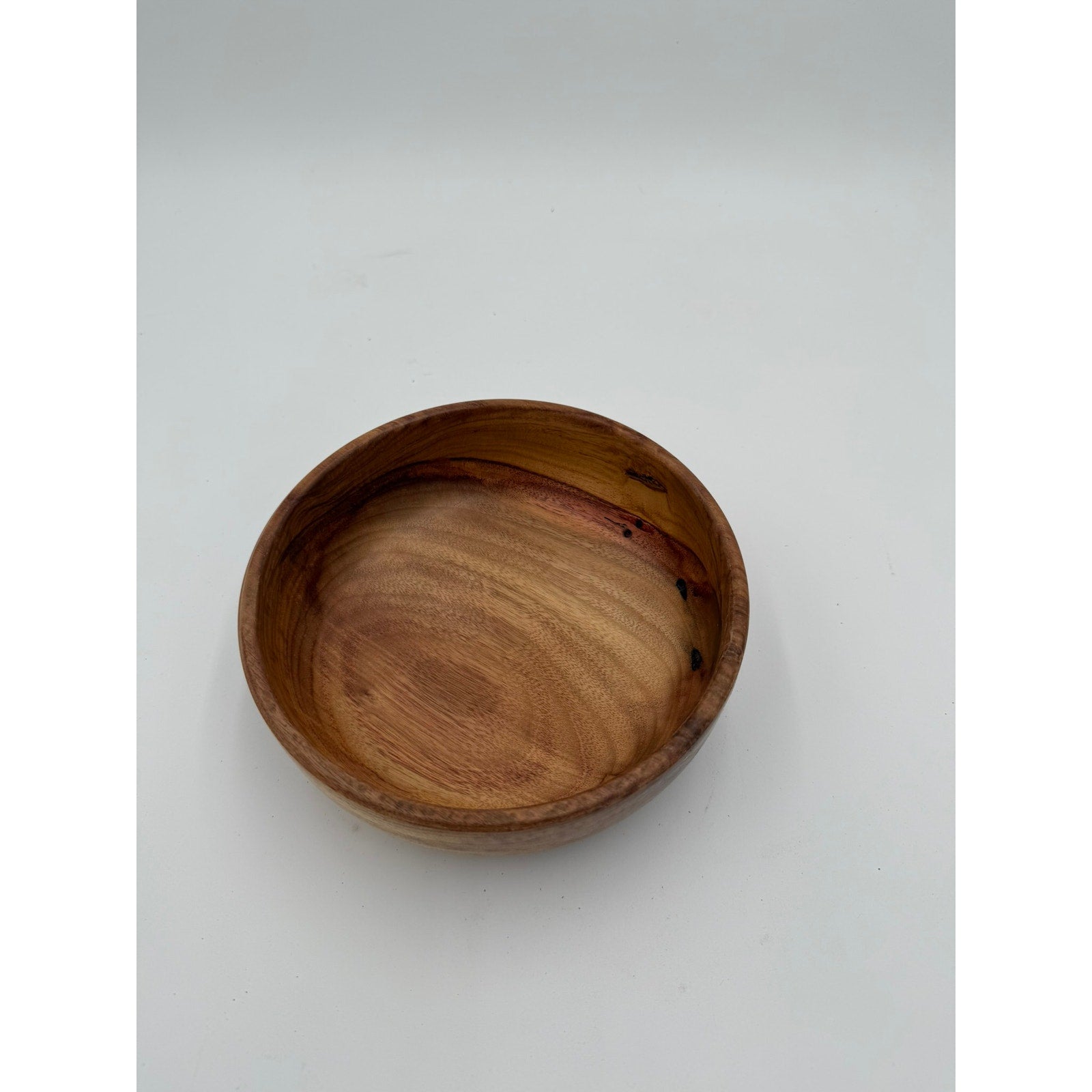 Unique Canary Wood Bowl, Hand Turned 7 3/4x2 1/2, Functional Bowl, Handmade Wooden Decor, Natural Kitchen Item
