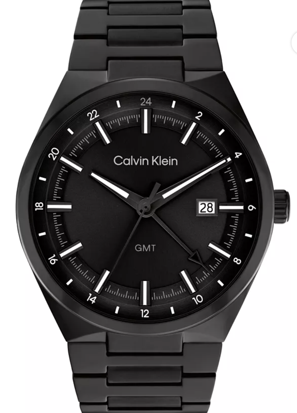 Calvin Klein Distinguish GMT 25200490 Mens Black Stainless Steel Watch - Image 8