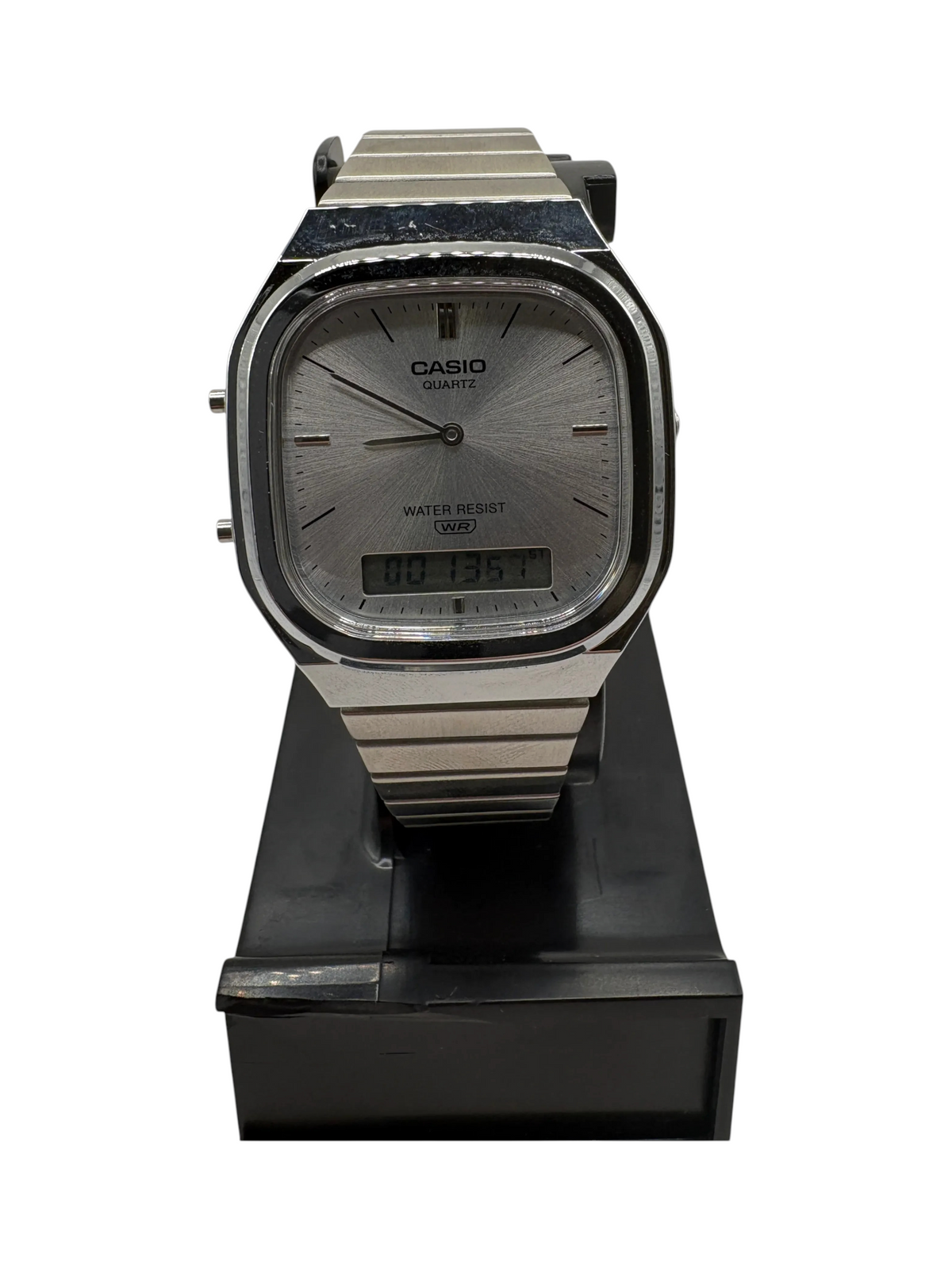 Casio AQ-240E-7A Silver Analog-Digital Stainless Steel Watch - Image 2