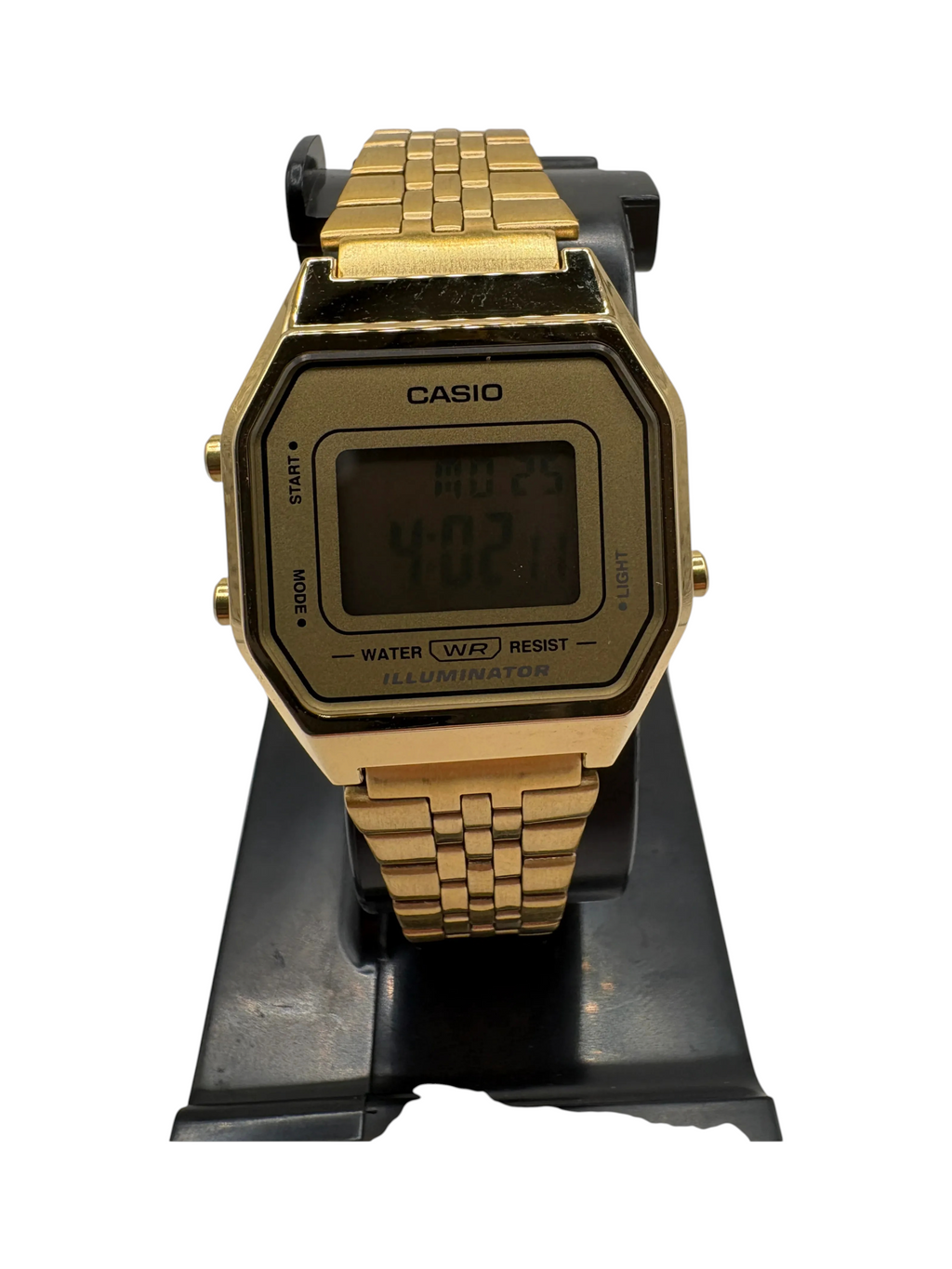 Casio LA-680WGA-9B Digital Gold Tone Illuminator Watch - Image 2