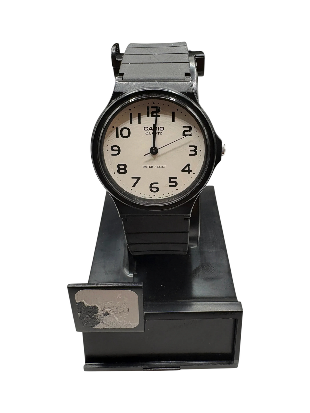Casio MQ-24-7B2 Analog Quartz Water Resist Black Resin White Dial - Image 1