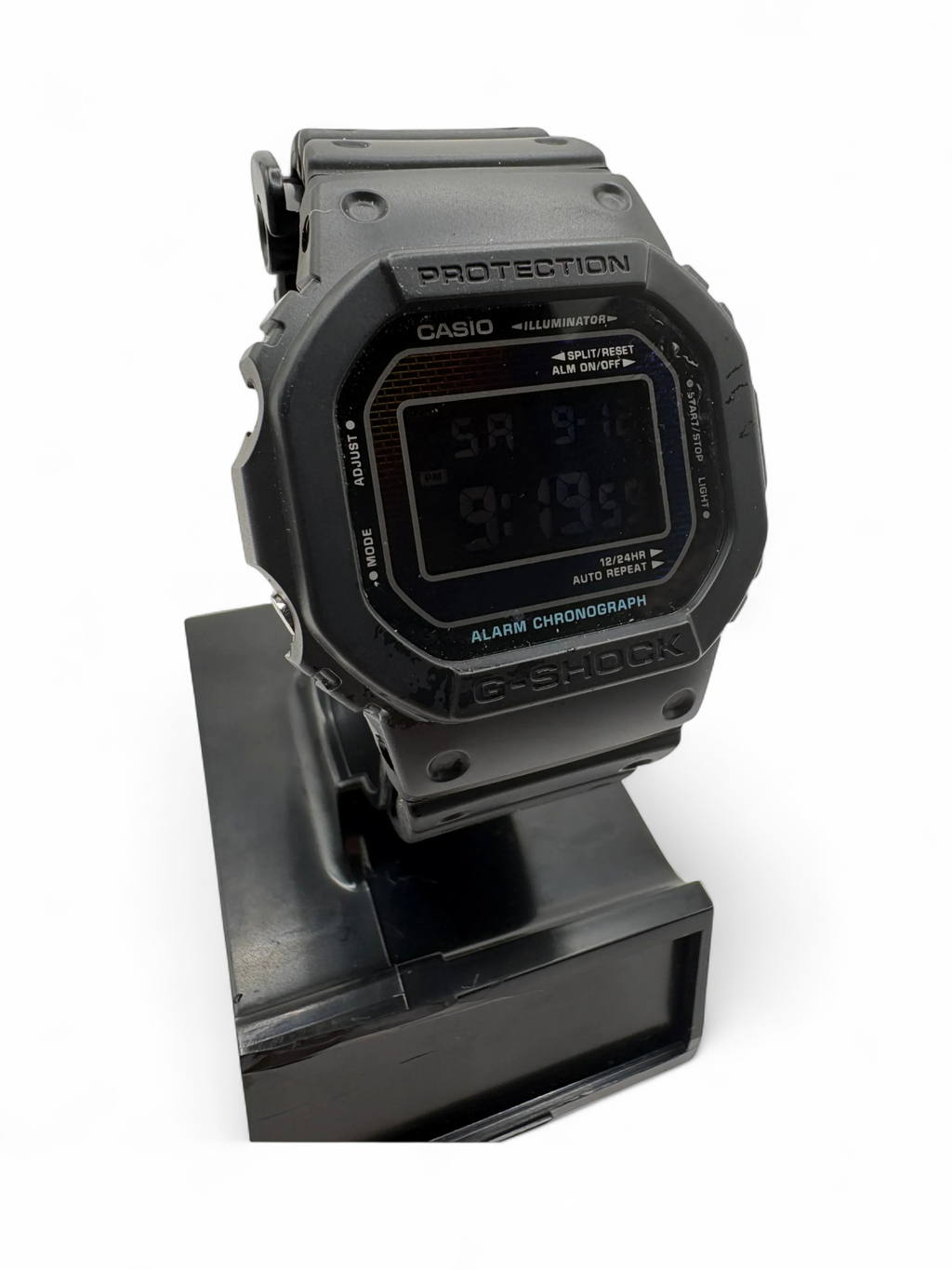 Casio G-Shock DW-5600RW-1 5600 Series Digital Watch Black Resin - Image 1