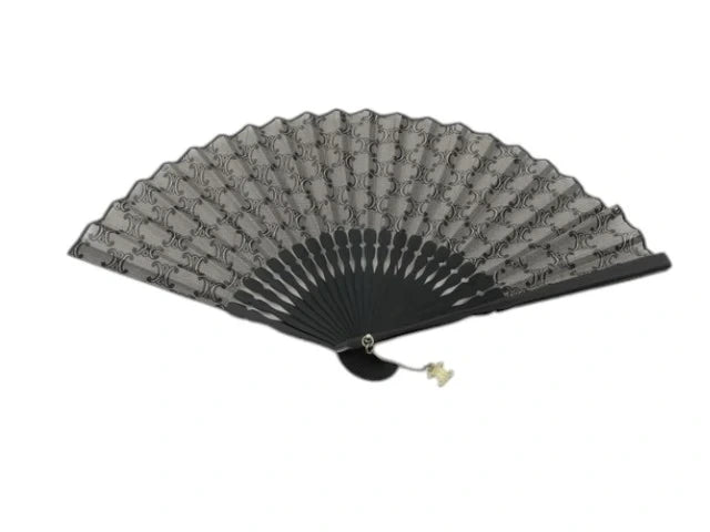7539 - Celine Triomphe Fan Black with Sleeve - Image 1