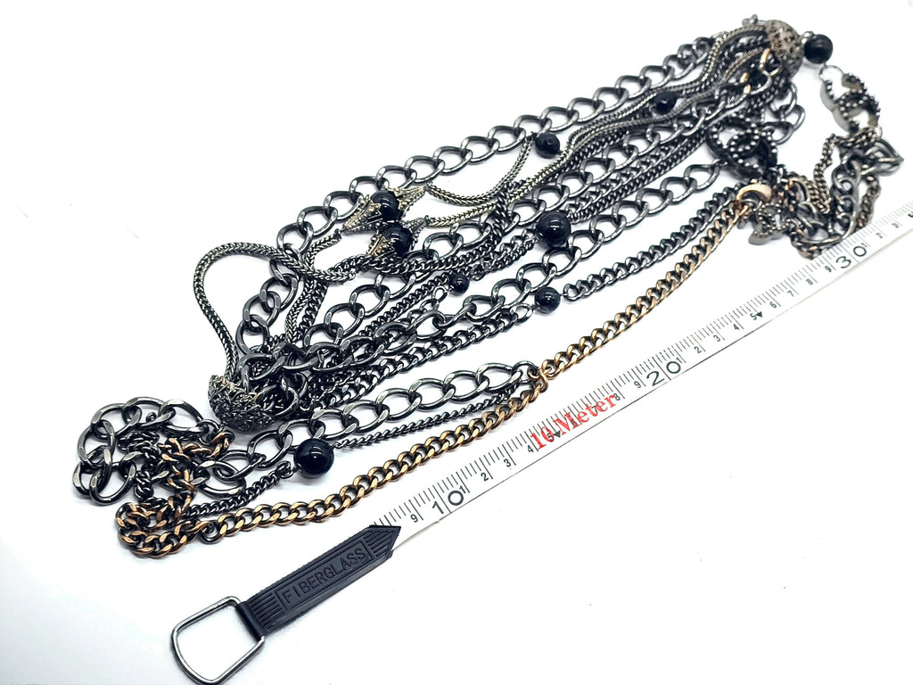7632 - Chanel Vintage Spring 2005 CC Multistrand Chain Necklace - Image 10