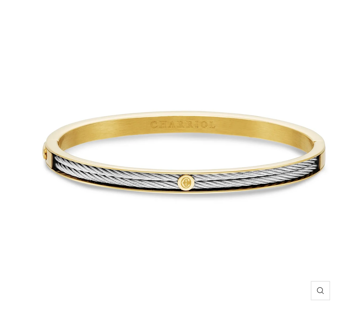 Charriol Forever Icon Thin Bangle Bracelet - NIB - Image 1