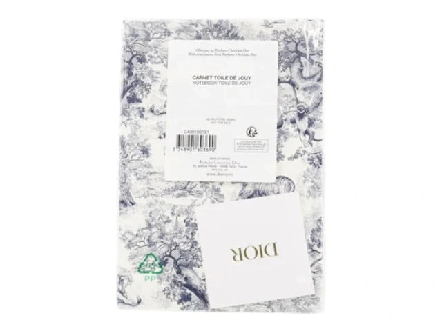 7523 - Christian Dior Toile De Jouy A5 Notebook White - New - Image 2