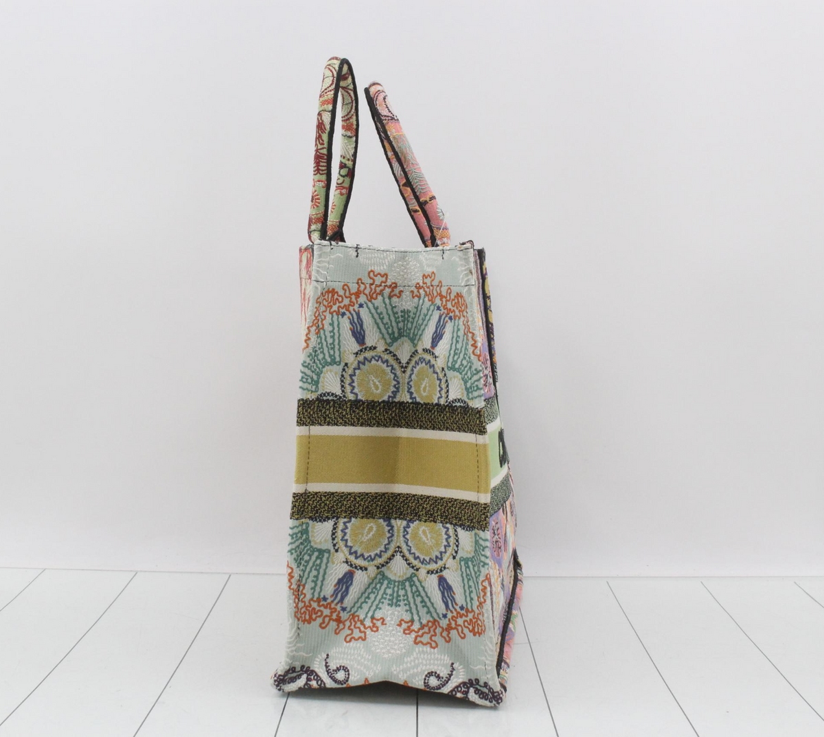 7692 - Christian Dior Large Book Tote In Lights Multicolor - Image 6