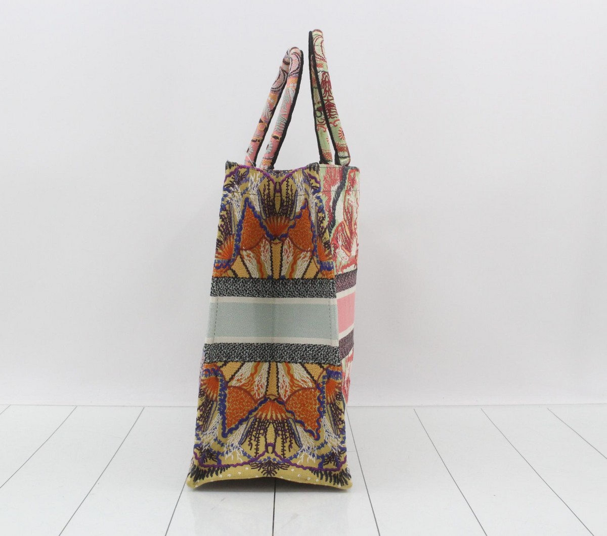 7692 - Christian Dior Large Book Tote In Lights Multicolor - Image 7