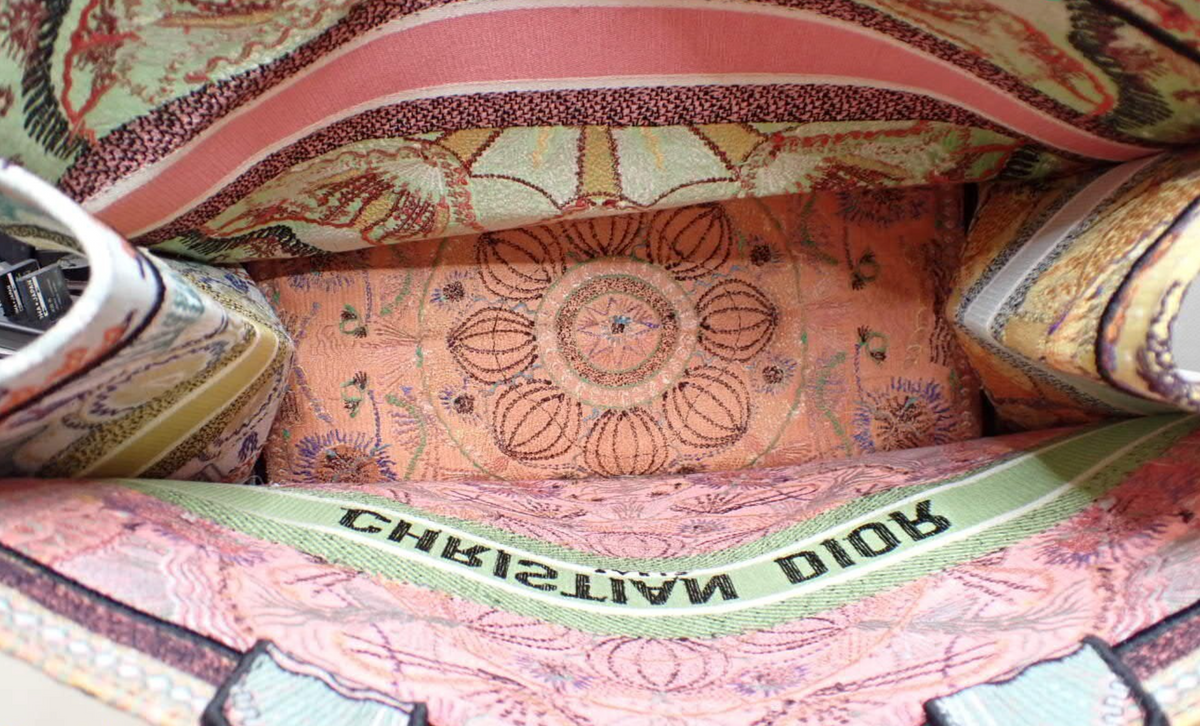 7692 - Christian Dior Large Book Tote In Lights Multicolor - Image 8