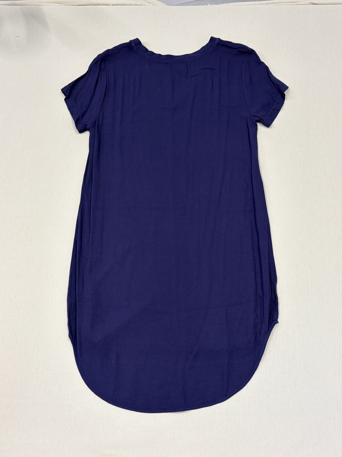Cloth & Stone Navy Blue V-neck Short Sleeve Hi-lo Tunic M Women's - Image 3