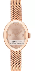 Coach Sammy Rose Gold-Tone Mesh Bracelet Women's Watch - Image 1