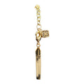 CURATED by Kira kate spade gold tone herringbone chain bracelet with lobster clasp and signature logo charm